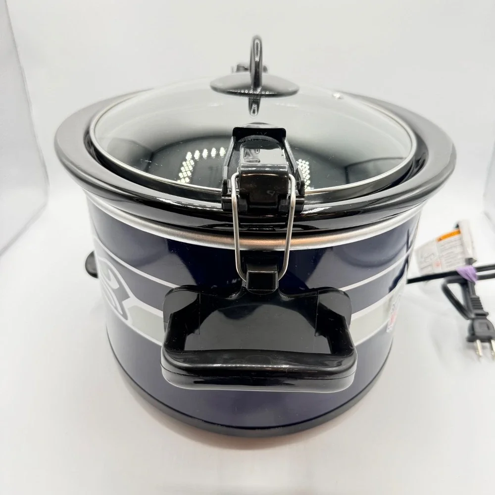 OFFICIAL NFL SEATTLE SEAHAWKS Crock-Pot 6QT Logo Tailgate Carry Slow Cooker EUC!